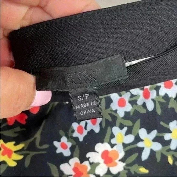 ATM Floral Multicolor Pencil Skirt - Picture 6 of 8